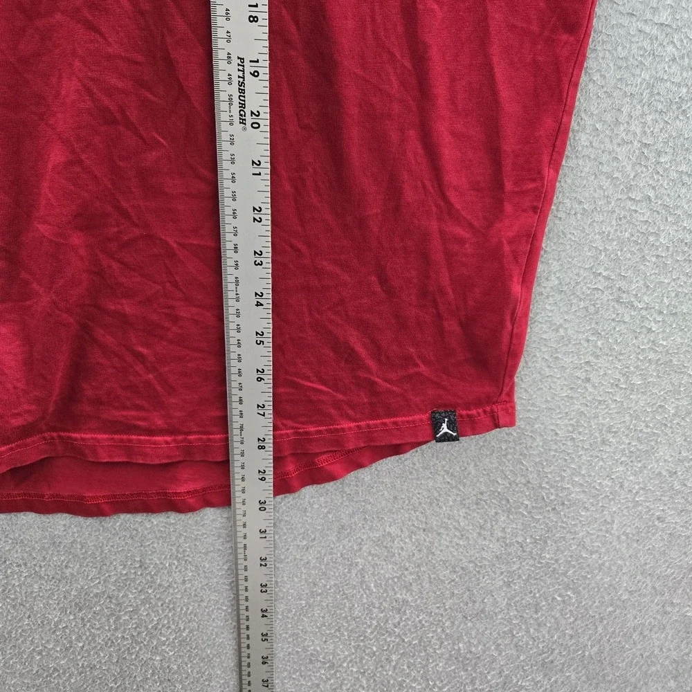Jordan Shirt XL Red Number 23 Logo Long Sleeve